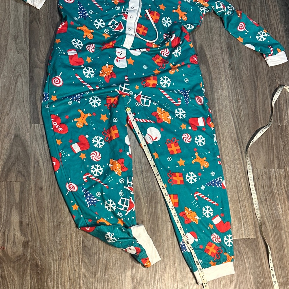 Cozy Christmas Hooded Onesie Pajamas - Picture 5 of 6